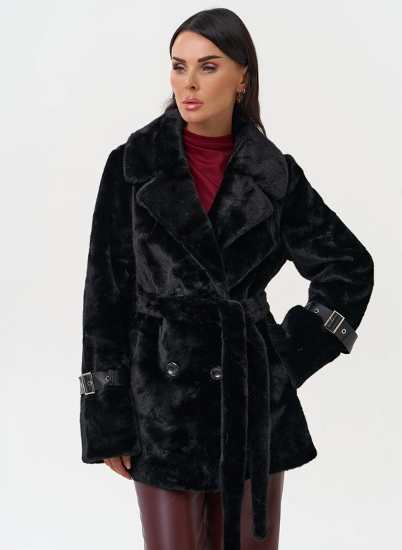 Классическая женская шуба из эко меха