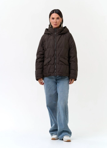Женская куртка с капюшоном