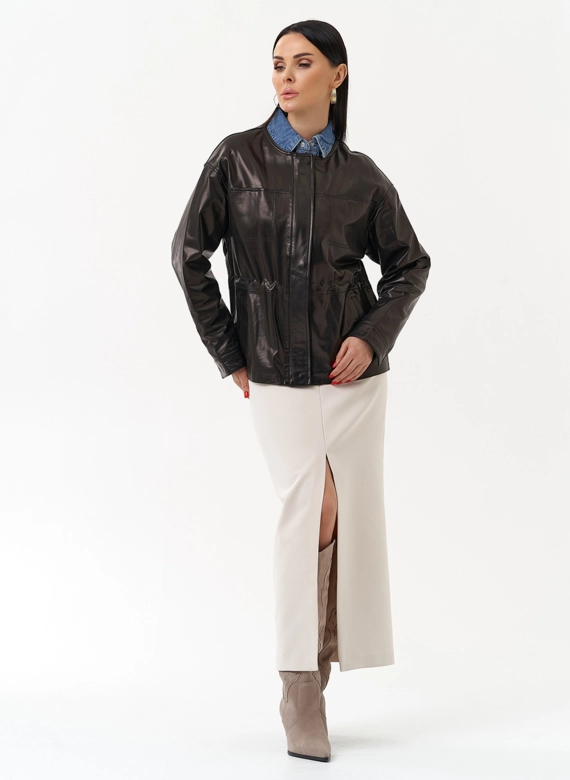 Куртка женская из натуральной кожи